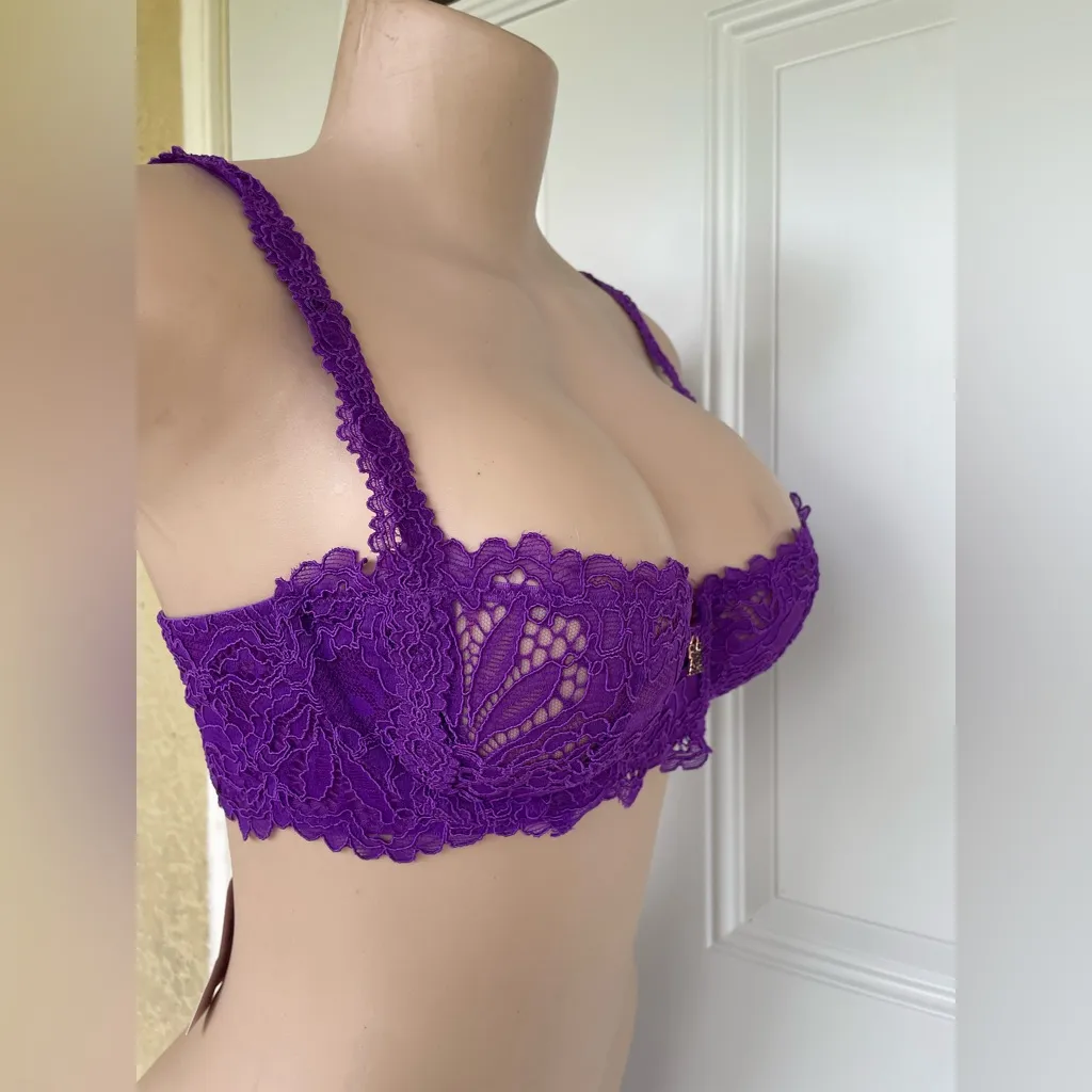 Savage X Fenty Vibrant Purple Lace Lingerie Size undefined - Image 5