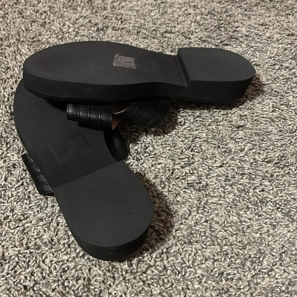 Madewell Alina platform sandal, black - Image 7