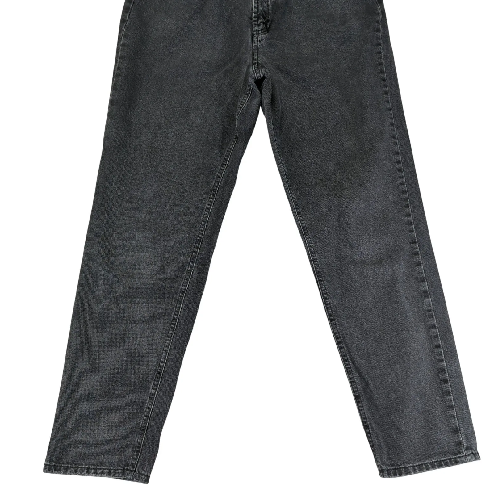 BDG Mom‎ High-rise Jeans Black Wash Women's 30 100% Cotton Rigid Denim Tapered - Image 4