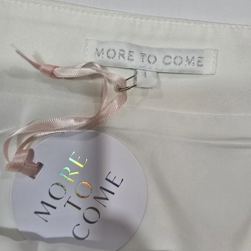 MORE TO COME Ember Mini Skirt in White Size L - Image 7