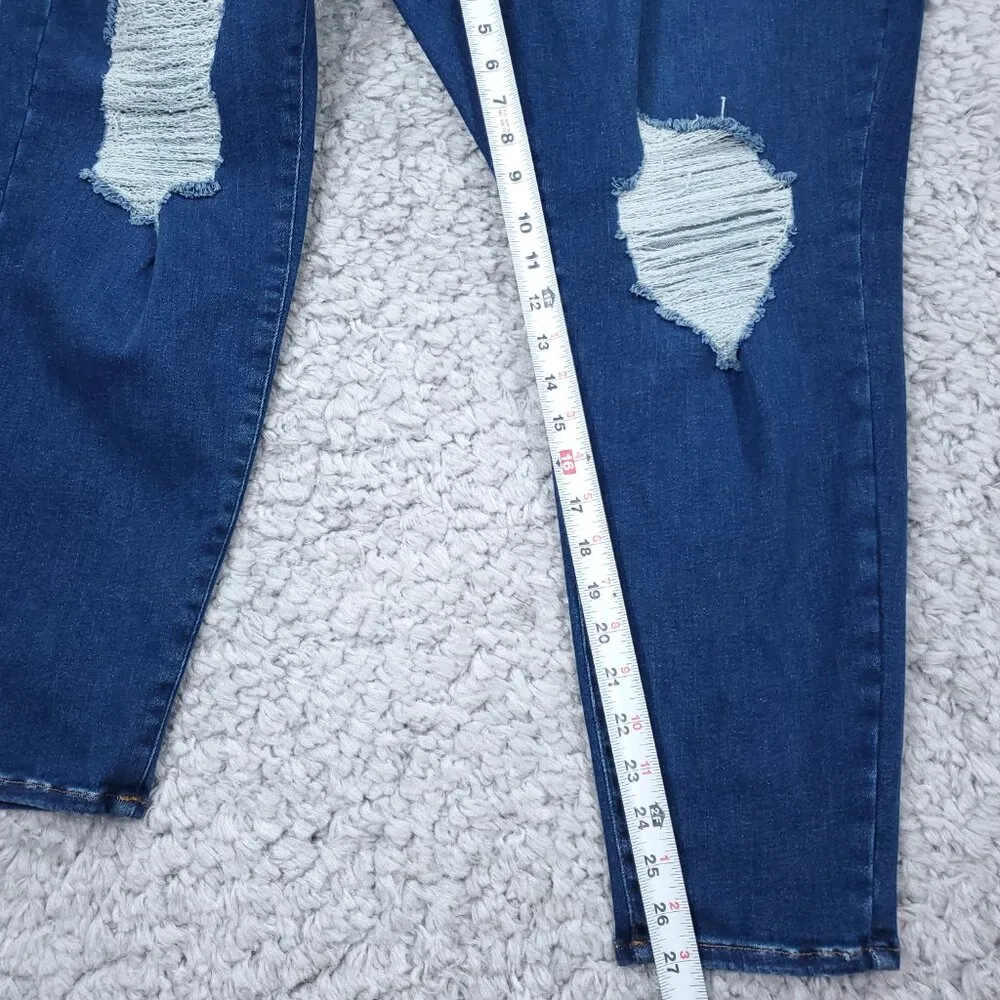 Good American Always Fits Good Legs Ankle Skinny Jeans Distressed Size 28-32 - Image 8