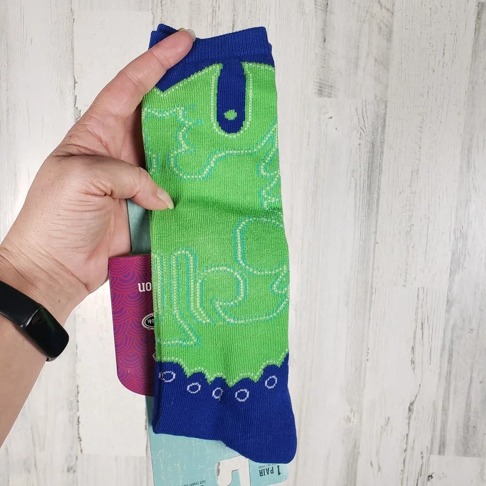 NWT Justin Boots Fashion Cushioned Sole Over The Calf Socks Women's Size Small - Image 6