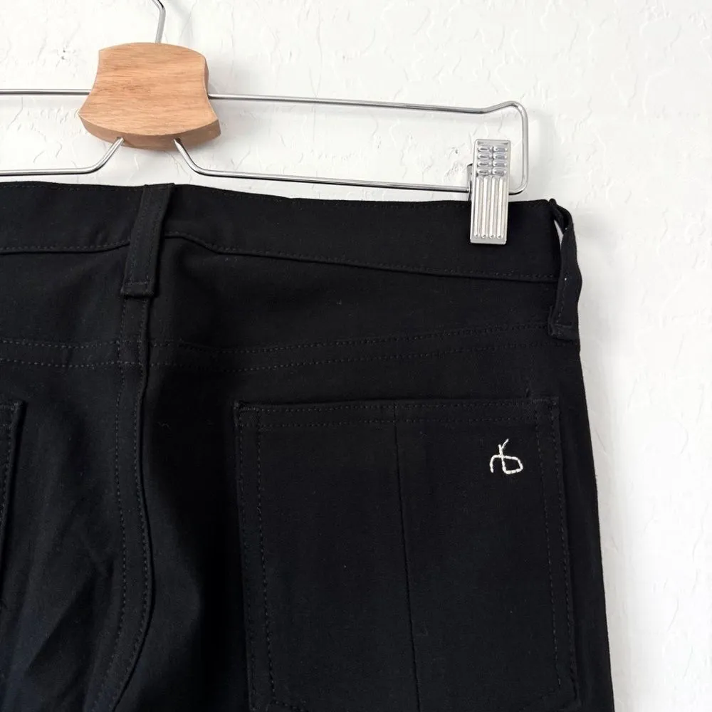NEW Rag & Bone Slim Skinny Black Equestrian Pants Size 27 - Image 6