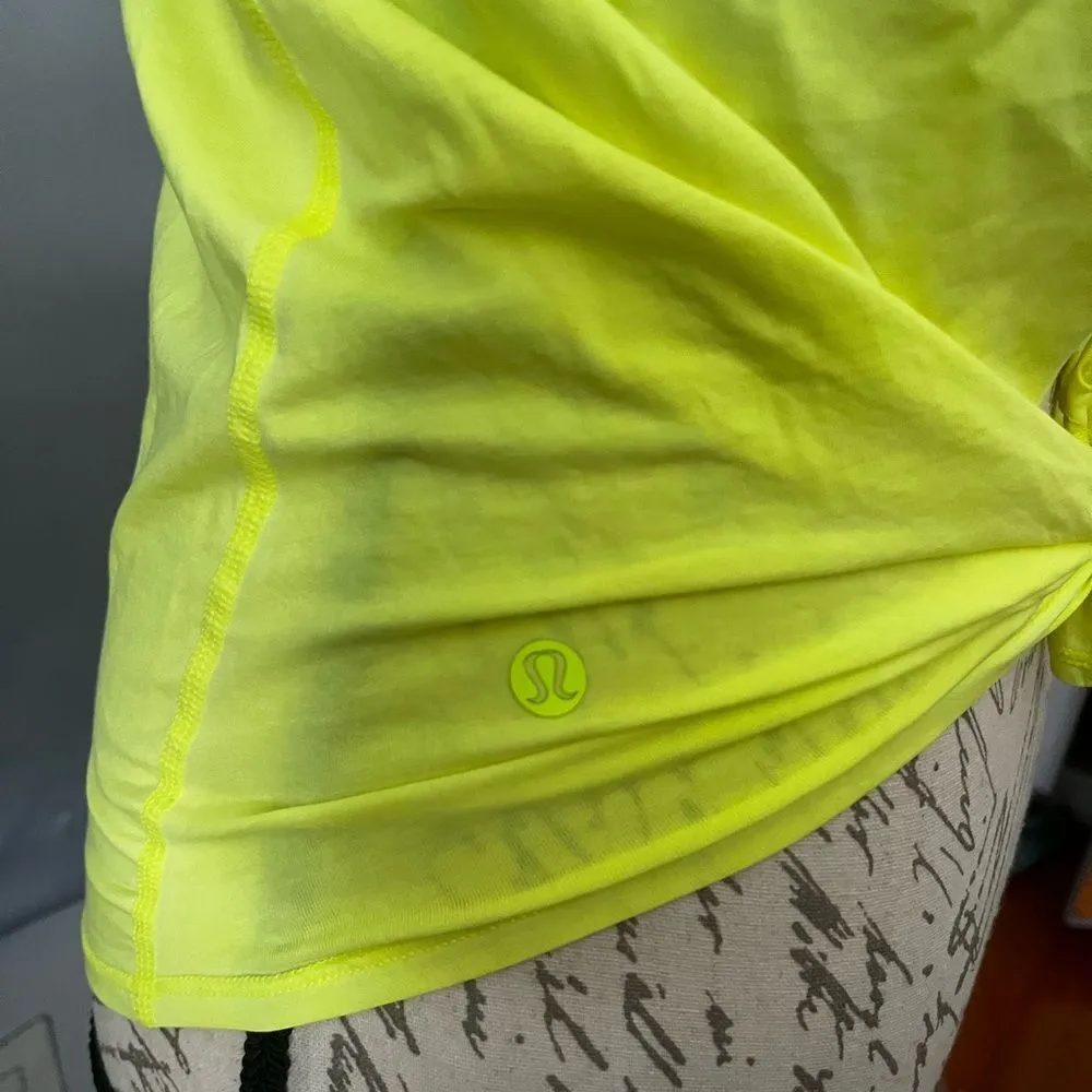 Lululemon highlight yellow all it takes tank size small - Image 8