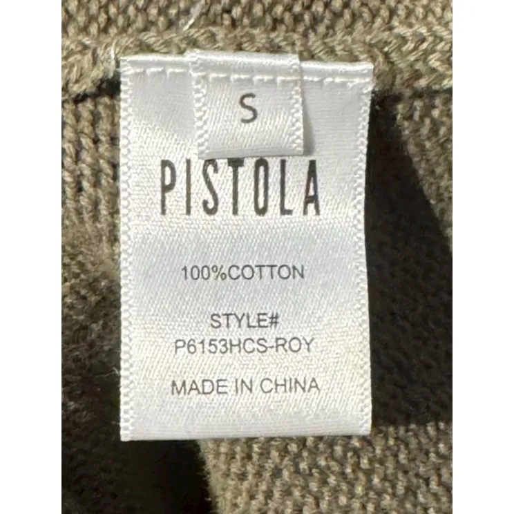 Pistola Womens Sweater Pants Stars Ribbed Elastic Waist Side Cuffs Pull On Small - Image 5