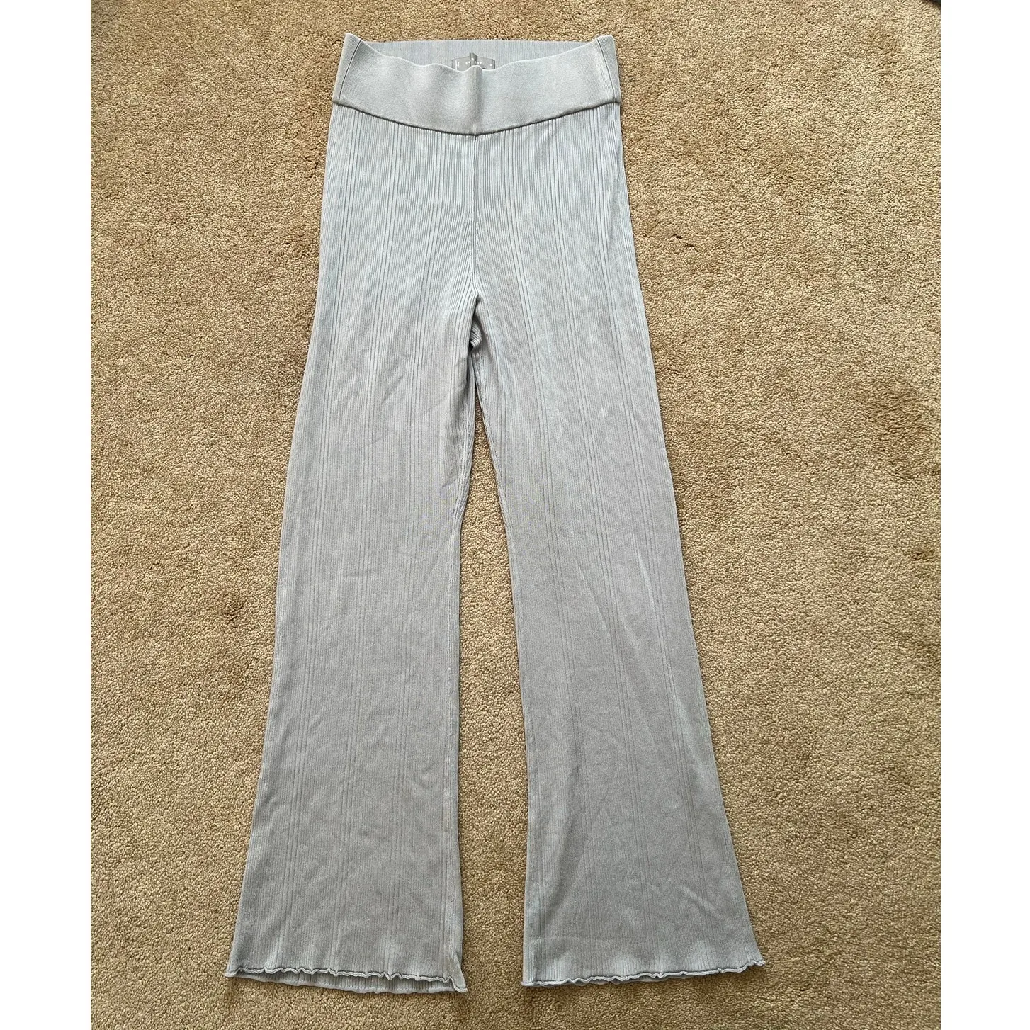 Everlane The Ribbed Knit Flare Pants - Image 3