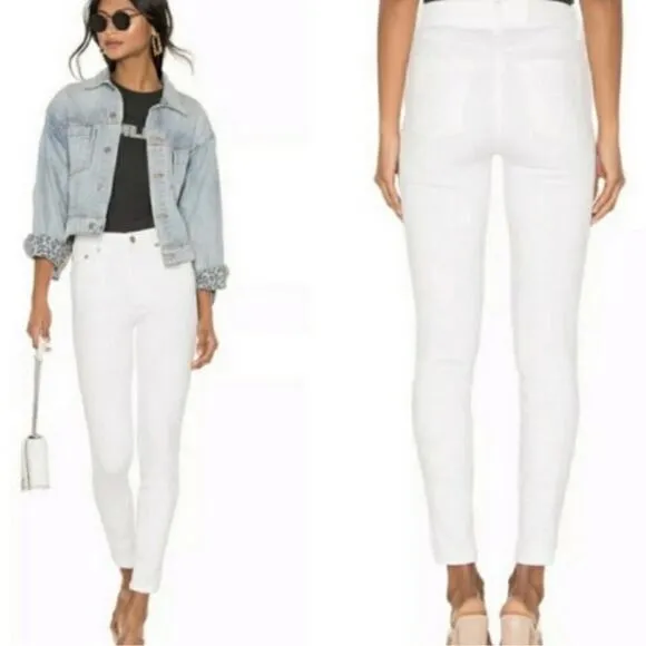 Pistola White Oslo High Rise Denim Skinny Jeans Sz 31 - Image 2