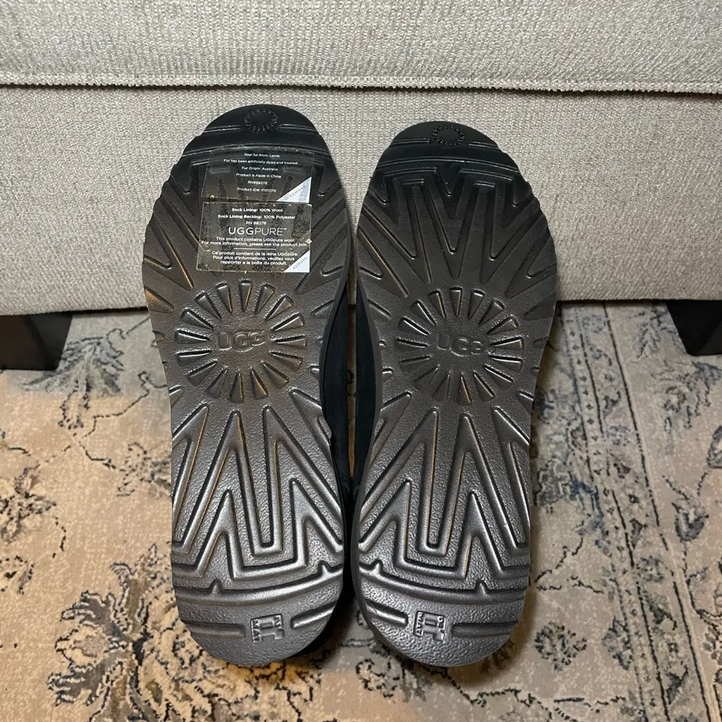 UGG Michelle Boots Shearling Mid Calf in Black - Image 8