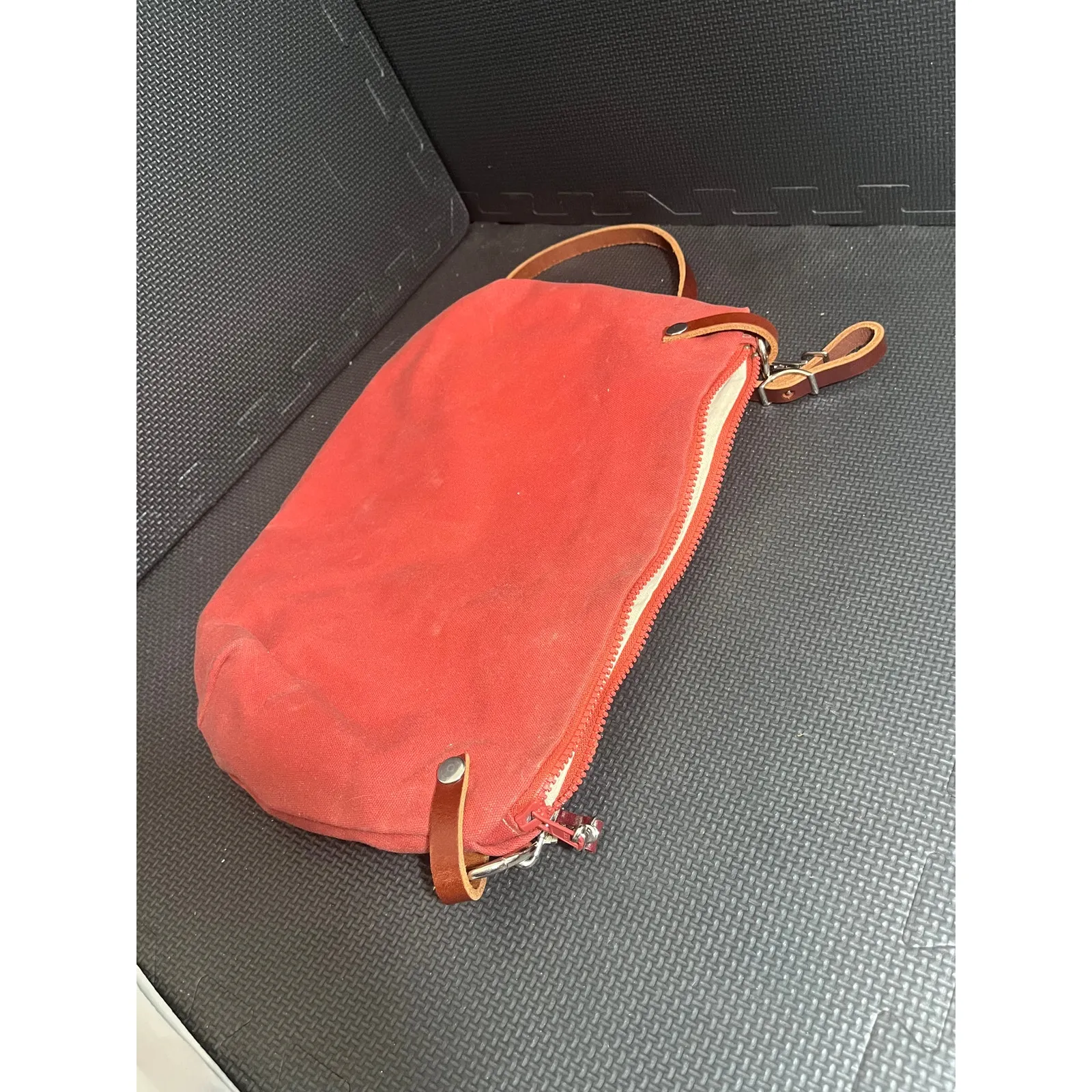 Waxt By Babs Commuter‎ Bag Waxed Canvas Leather Shoulder Bag Purse Travel - Image 4