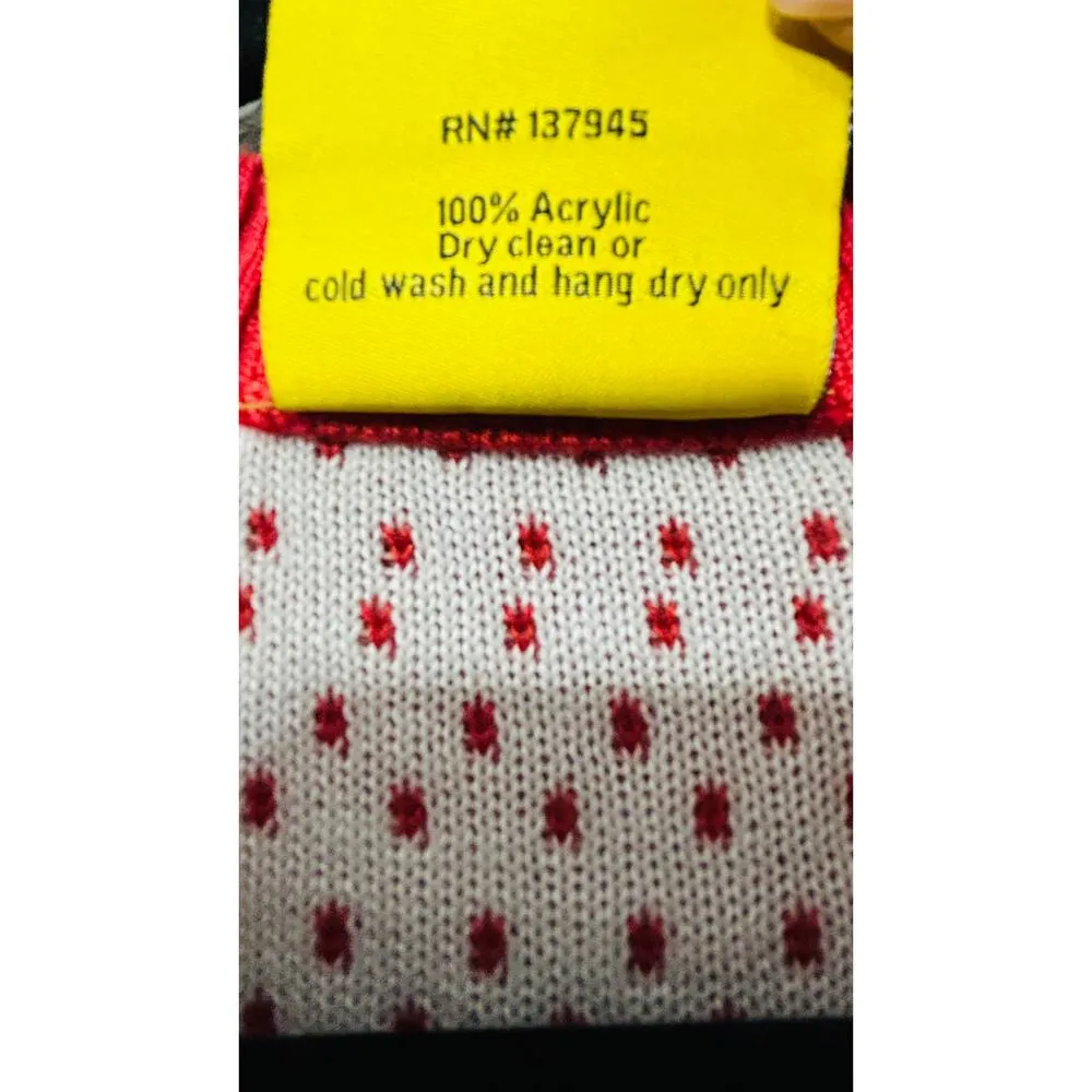 Tipsy Elves Ugly Christmas Reindeer Conga Line V-Neck Ugly Sweater Unisex XL-2XL - Image 13