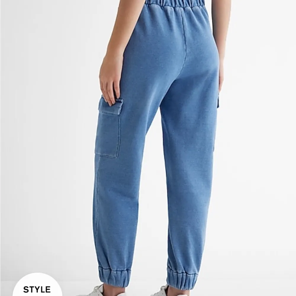 High Waisted Cargo Joggers - Image 3