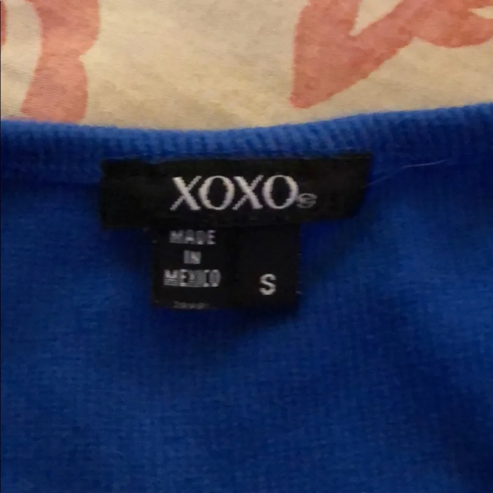 XOXO NWOT royal blue ribbed tank - Image 3