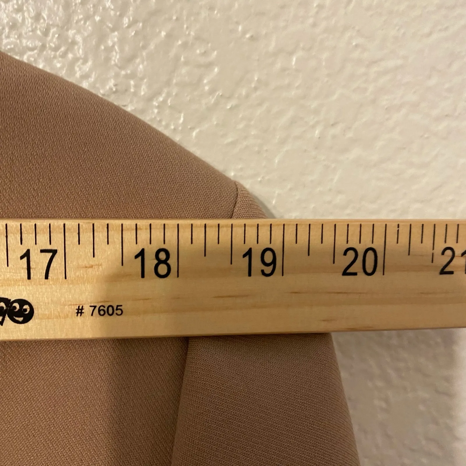 Zara Classic Tan Camel Blazer Jacket One Button Minimalist Chic Size XXL - Image 4