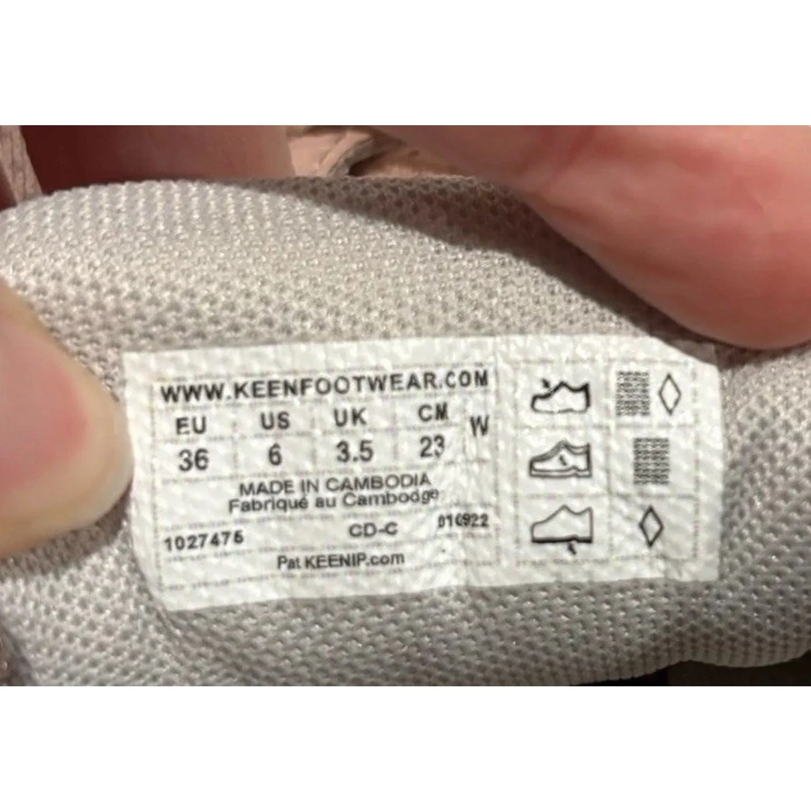 Keen Shoes Womens Size 6 WK400 Walking Sneakers Fawn Peach Whip 1027475 - Image 5