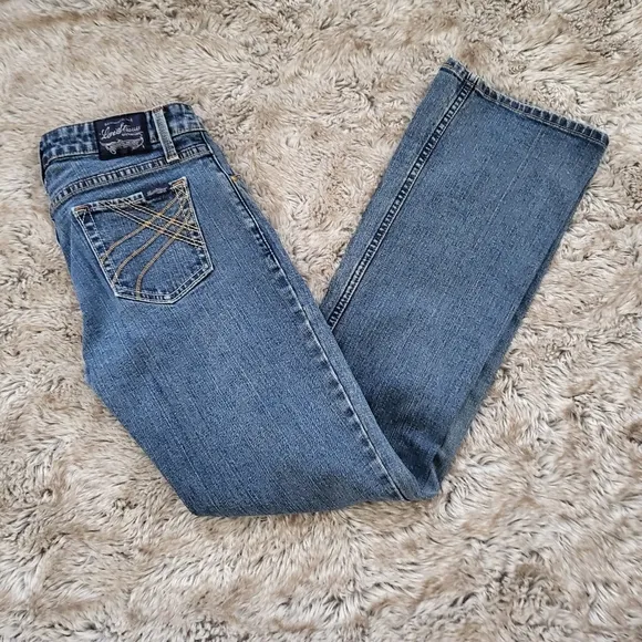 Levi Strauss Signature Y2K Low Rise Slim Bootcut Medium Wash Jeans Juniors 7 Size undefined - Image 2