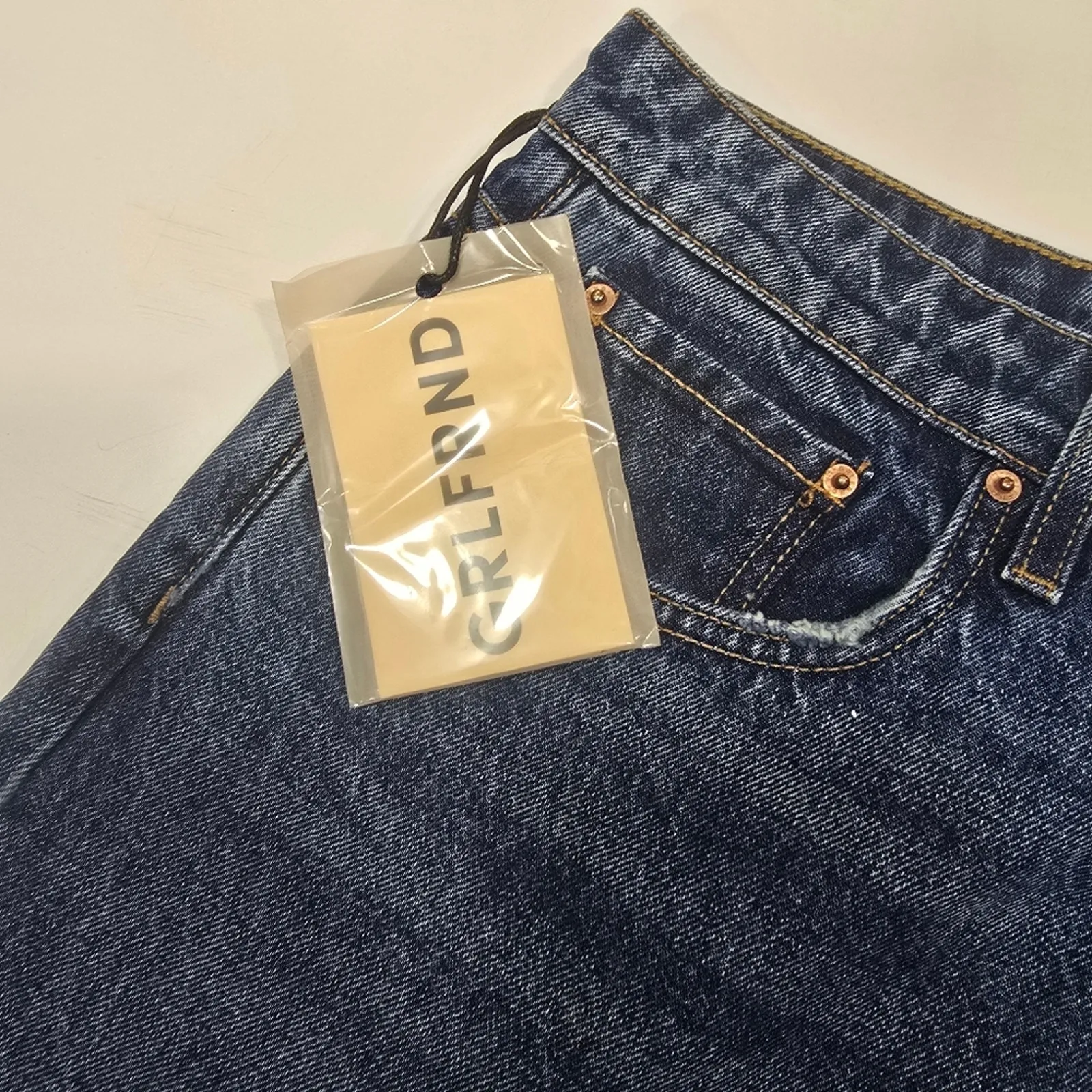GRLFRND Karolina High Rise Straight Crop in Midtown Size 32 - Image 7