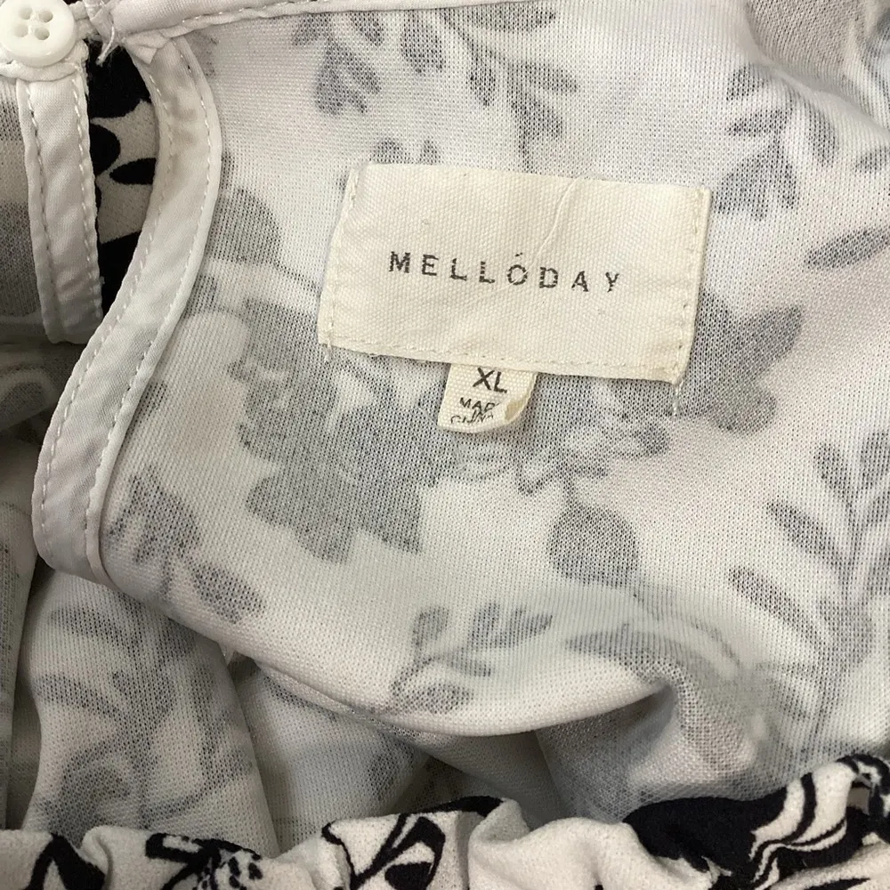 Melloday Floral Blouse Size XL - Image 6
