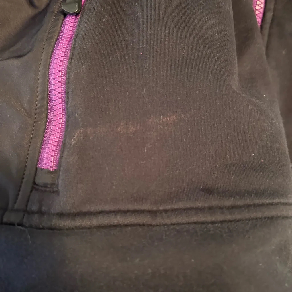 RLR - Ralph Lauren Active Womens Black Zip-Up Hoodie Jacket Size LARGE - Image 5