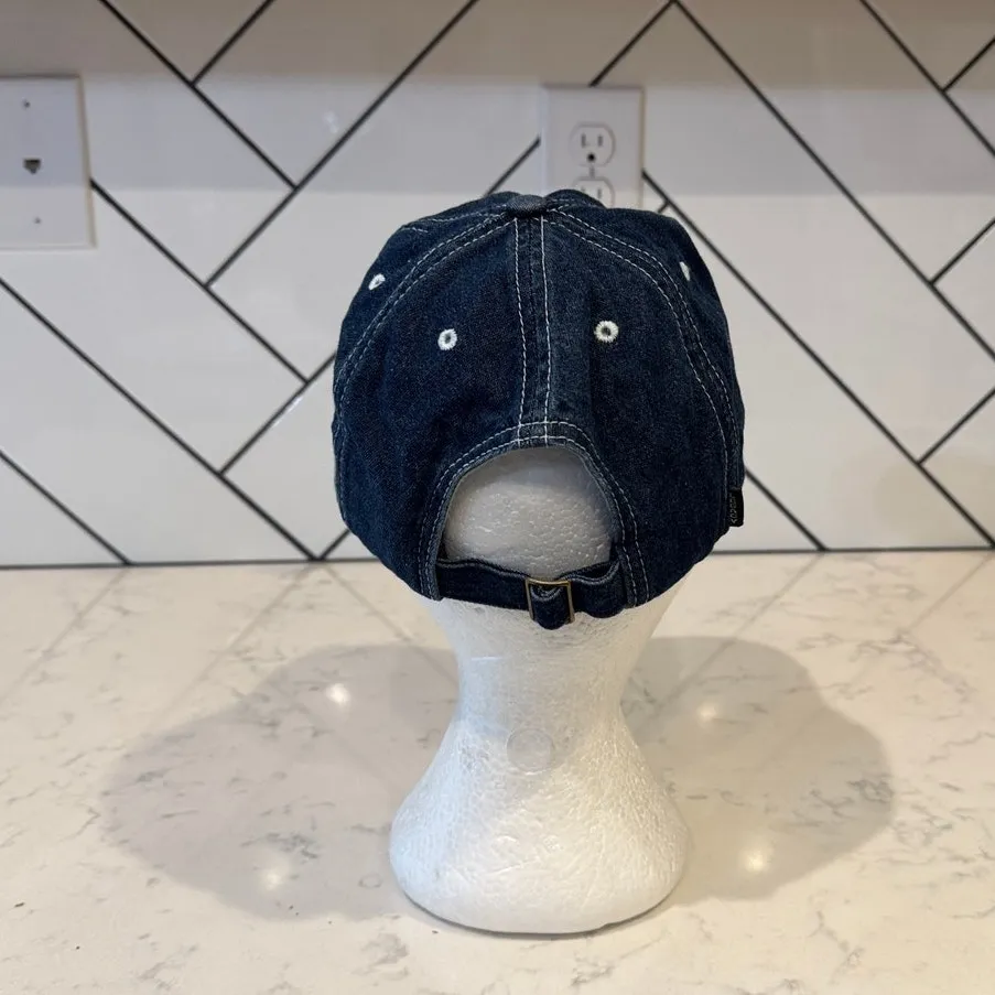 Duke University Blue Devils adjustable denim baseball cap American flag design - Image 4