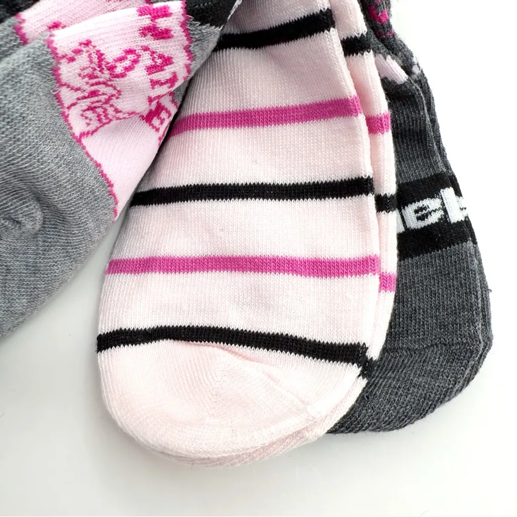 Clueless Movie Womens No Show Socks Pink Gray 90s As If Whatever Totally Cher - Image 11