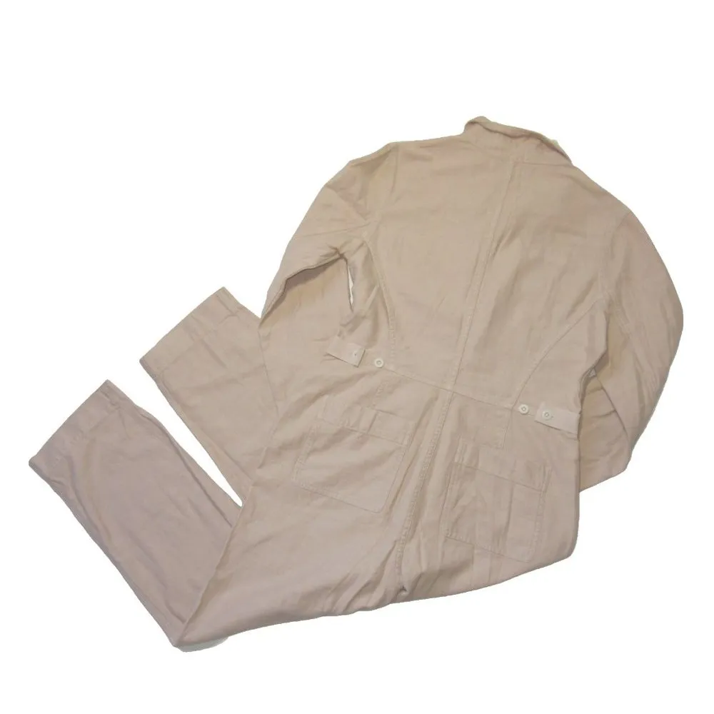 NWT Madewell Garment Dyed Zip Front Coverall in Avalon Pink Jumpsuit L - Image 5