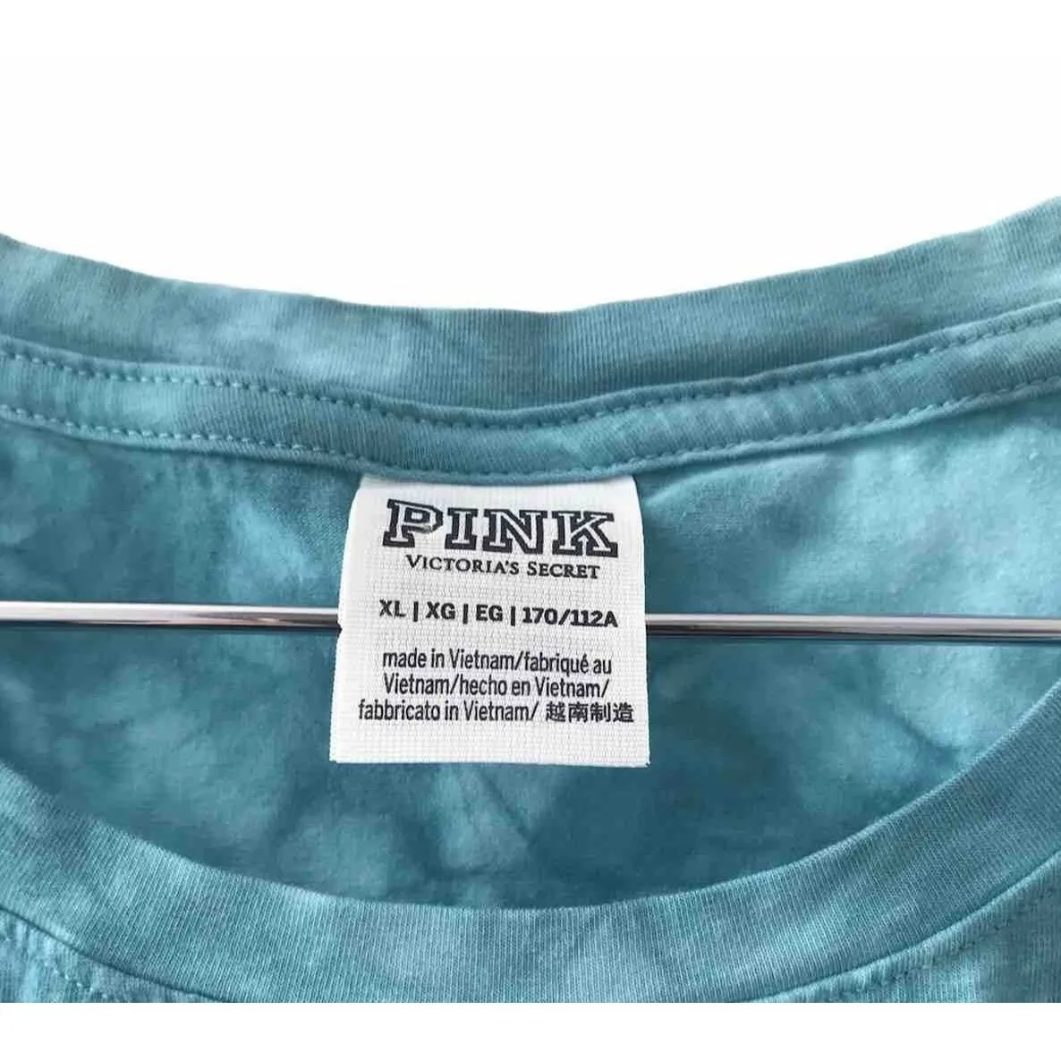 Pink Victoria’s Secret Sleeveless Dress Aqua Color Size XL - Image 5