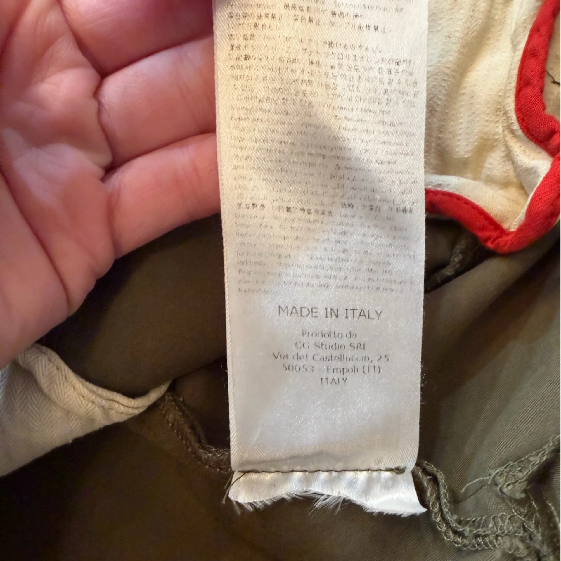 History Repeats Sequin Olive Green Military Style Blazer Size undefined - Image 6