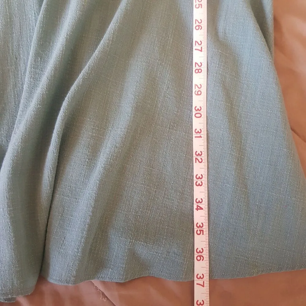 A. BYER Womens Dress Size XL Ruffle Smocked Mini CoastalCow Girl Cottagecore - Image 12