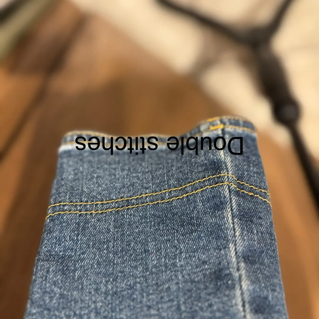 ANN TAYLOR LOFT Jean Jacket Blue Denim Snap Closure Size 8 Chic & Stylish - Image 6