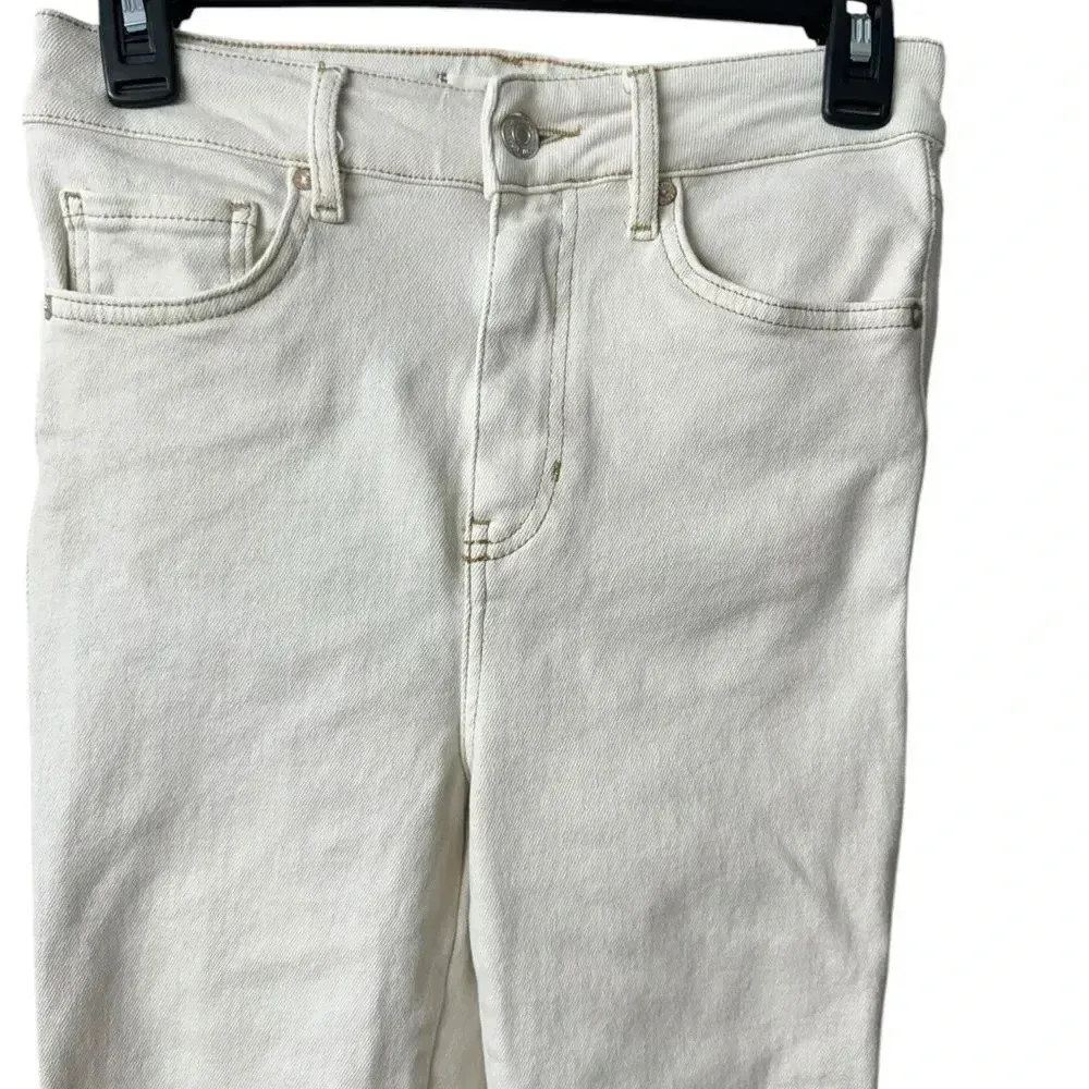 we the free free‎ people off white skinny denim jeans size 28 - Image 5