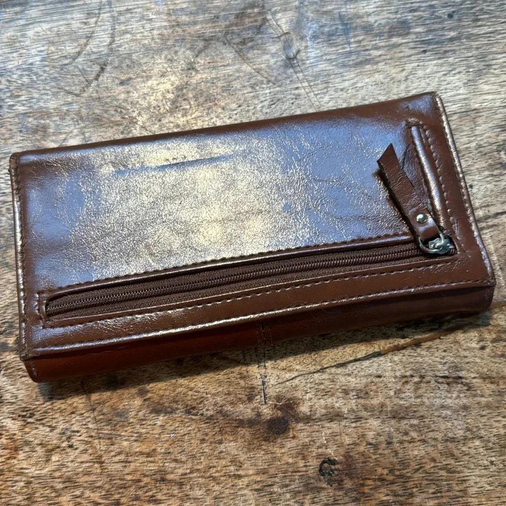 Brown leather Franco Sarto wallet - Image 2