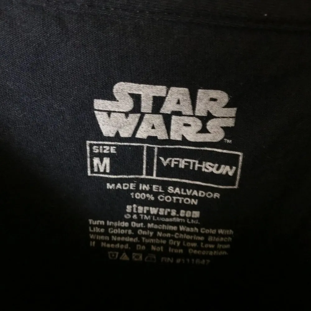 Star Wars T Shirt Baby Yoda Character Film Graphic Tee Short Sleeve M - Image 4