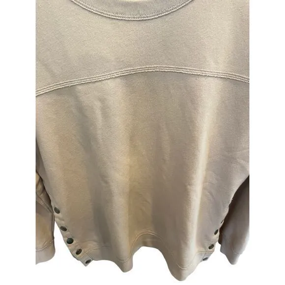 Abercrombie & Fitch Pale Pink Slouchy Oversized‎ Long Sweater Sweatshirt Small - Image 7