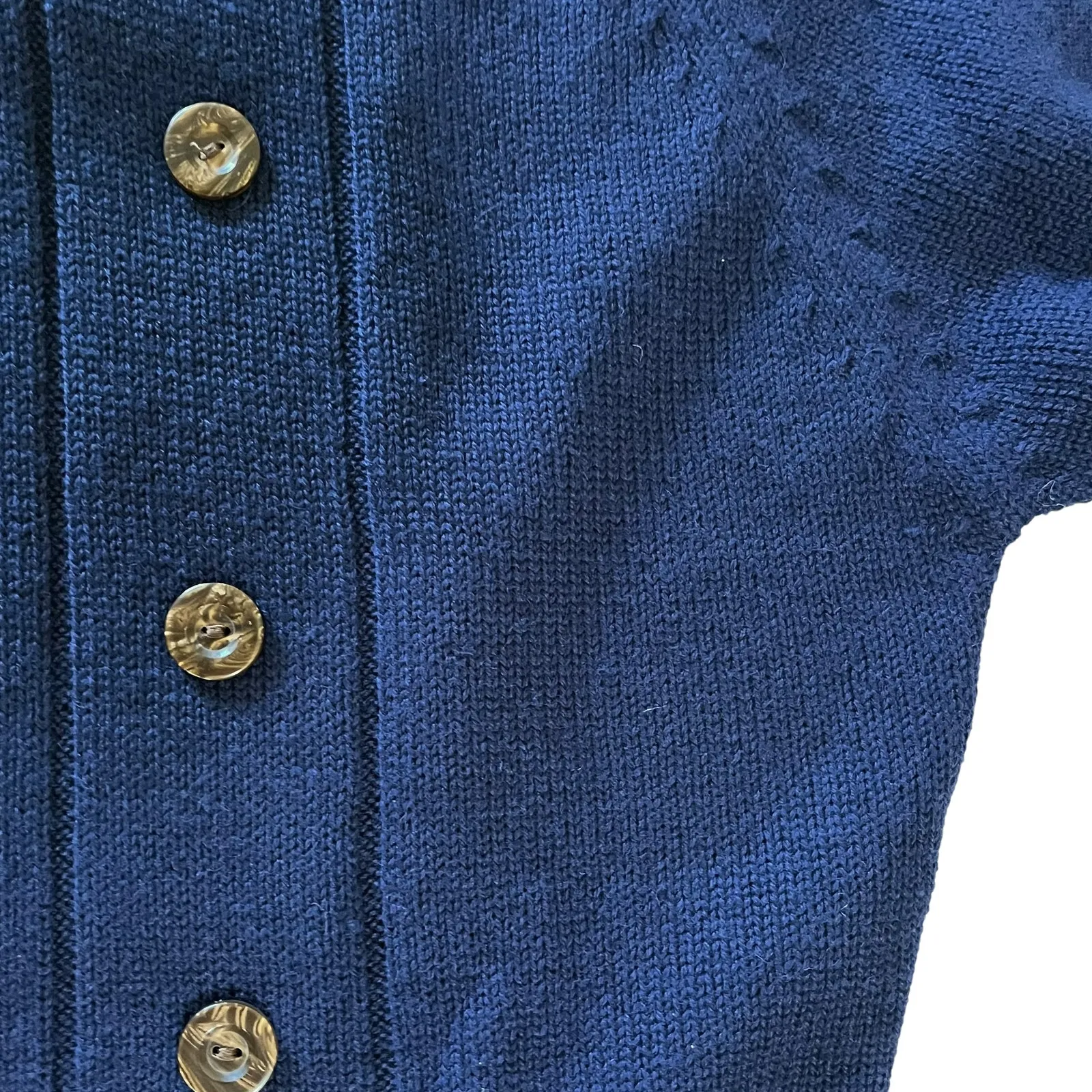 Vintage Glenmore Navy Blue Wool Knit 2 - Image 6