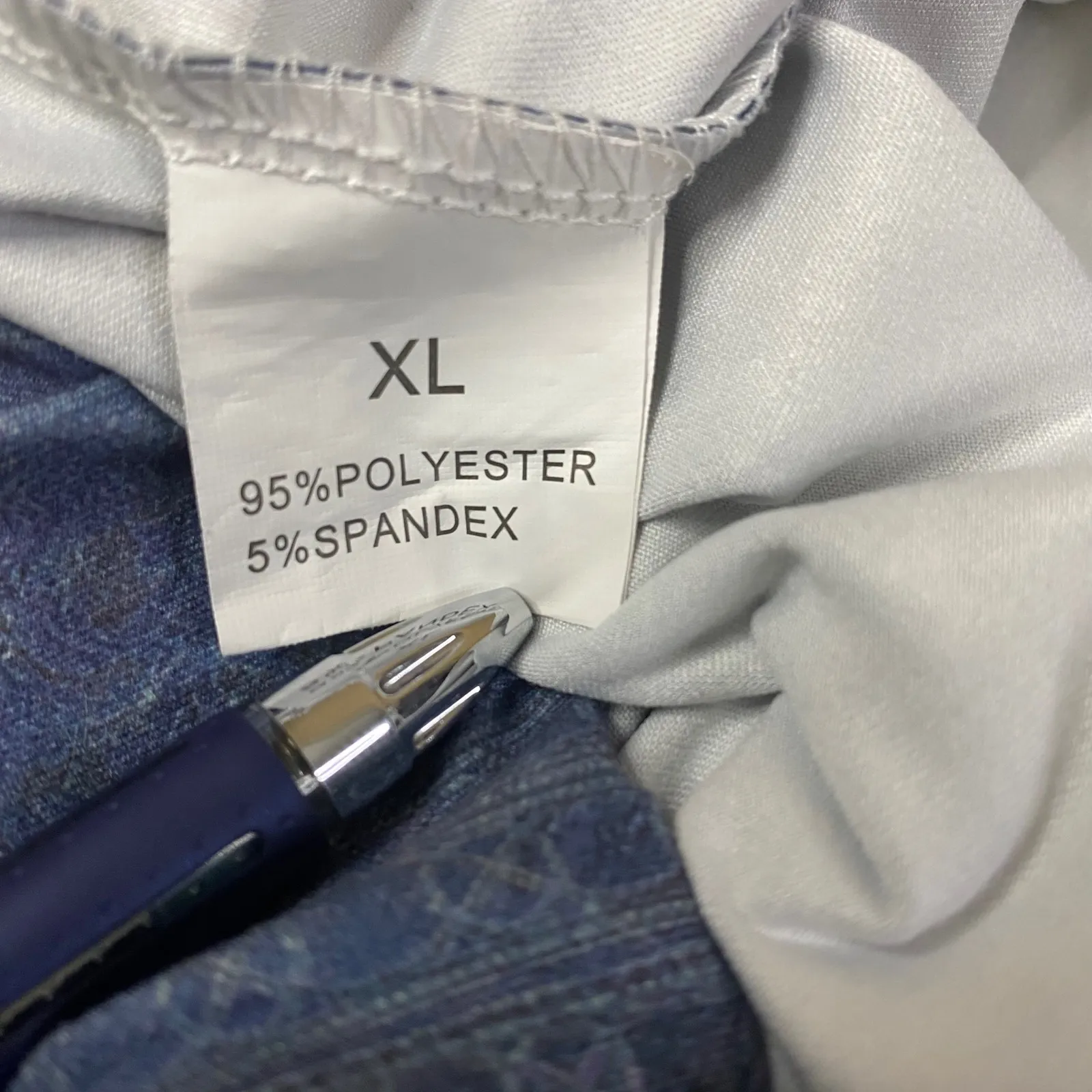 Women's Boho Floral Lounge Pants Elastic Waist Comfortable Relaxed Summer XL EUC Blue - Image 8