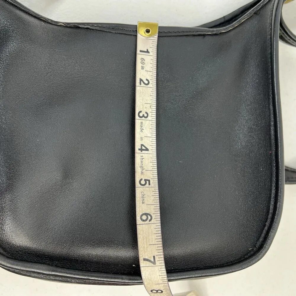 Coach Legacy Crossbody Bag Black Leather Vintage Janice Ricardi-Desantos 9950 - Image 15