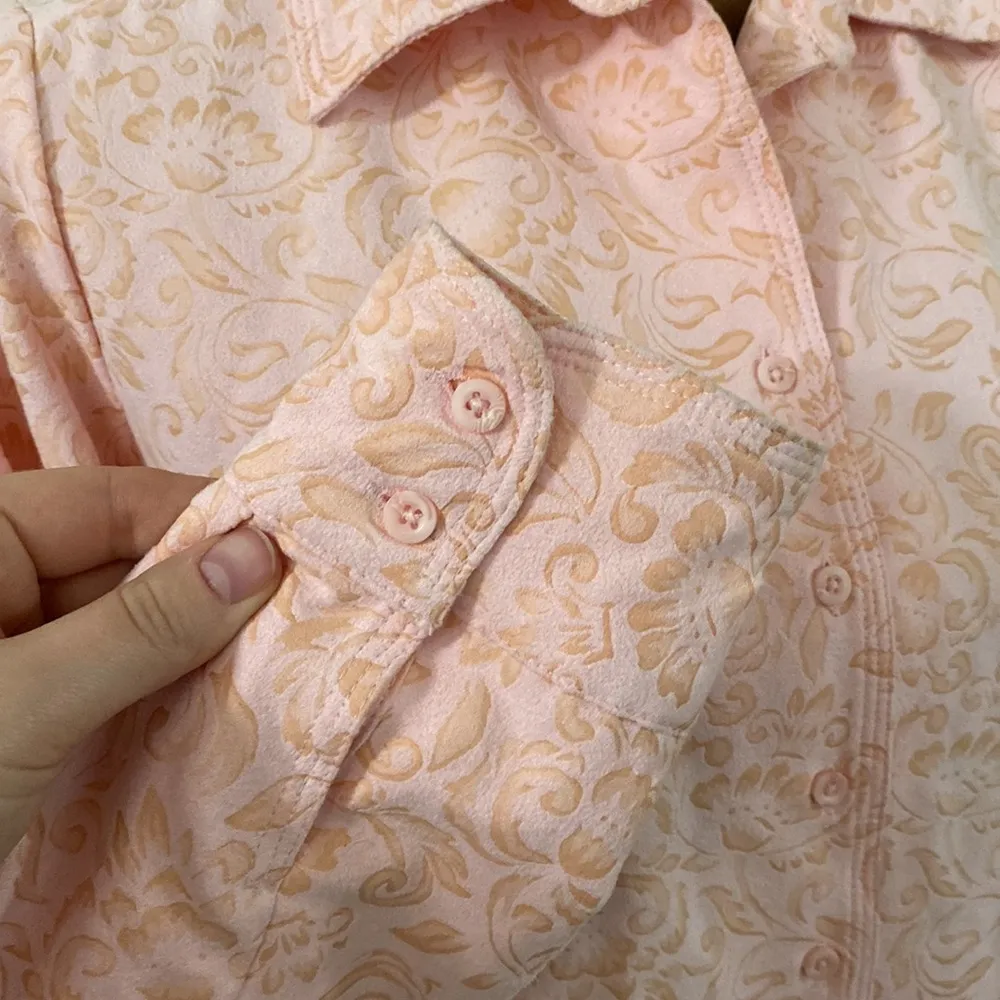 STO Susquehanna Trail Outfitters faux suede pink floral print western shirt sz S - Image 9