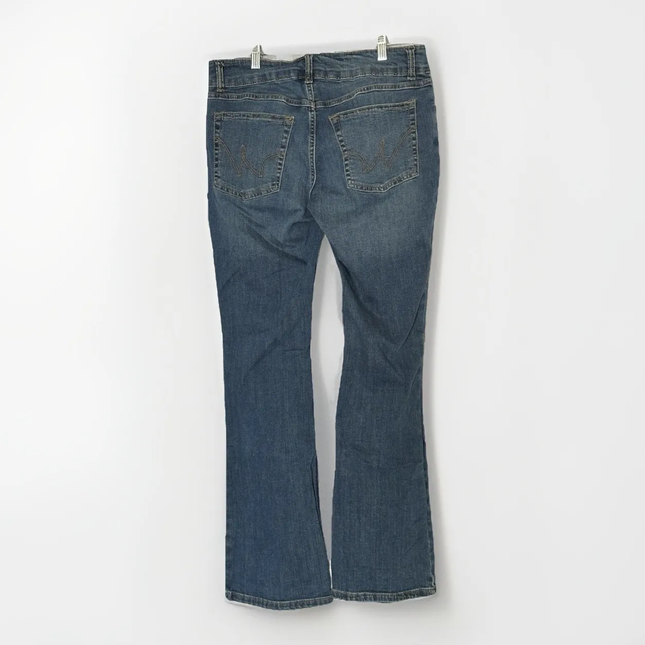 Wrangler Jeans Womens 9/10 x 32 Western Cowboy Straight Leg Blue Denim (34x31.5) - Image 2