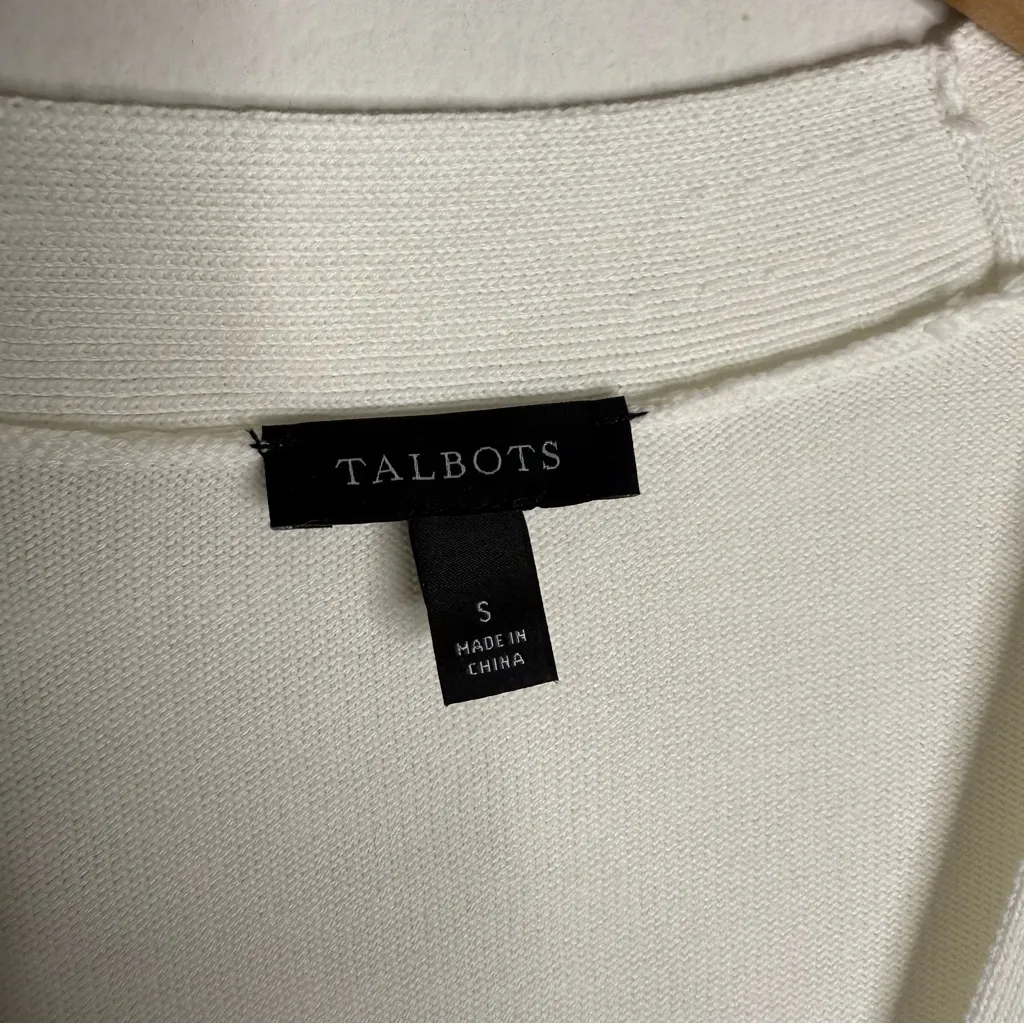 Talbots Butterfly Garden Cardigan Sweater – Size Small - Image 4