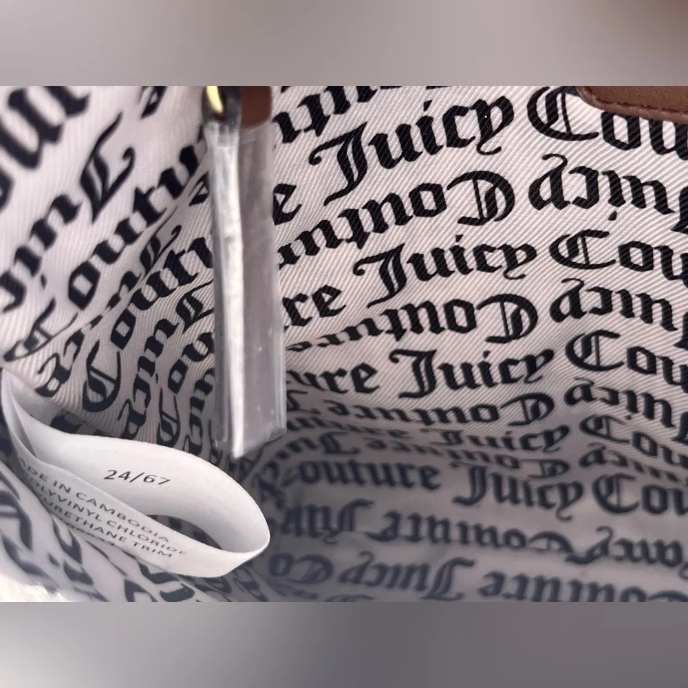 JUICY COUTURE Gothic Status Brown LoveLock Crossbody Bag/Purse|Authentic ORG $79 - Image 7