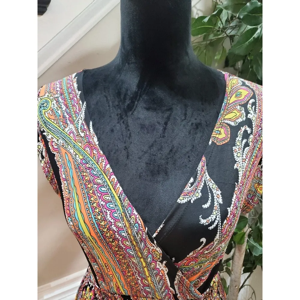 Christina Women's Multicolor Polyester V - Image 2