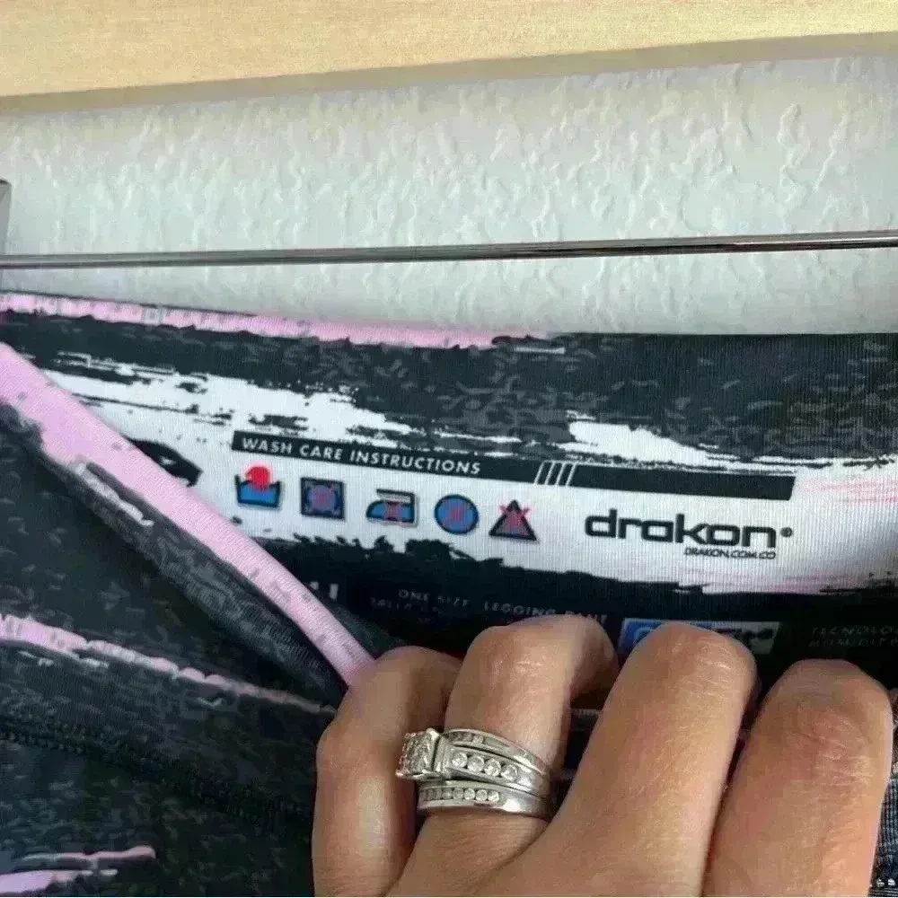 Drakon Colombian Workout‎ High Waisted Leggings for Women Compression Tight OS Black Size undefined - Image 9