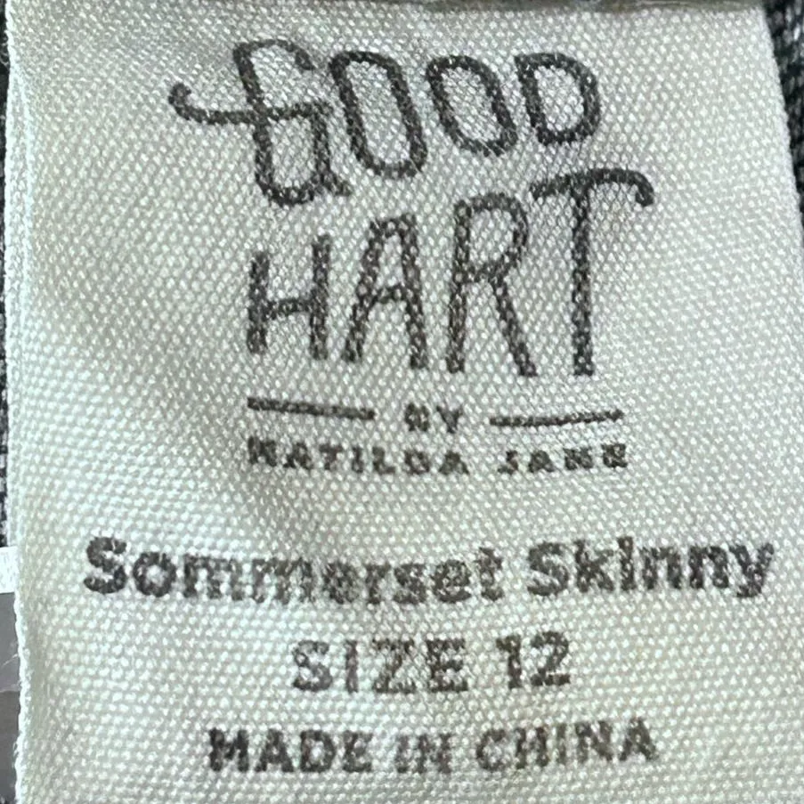 Good Hart by Matilda Jeans Distressed Sommerset Skinny Women's Jeans‎ Size 12 Blue - Image 4