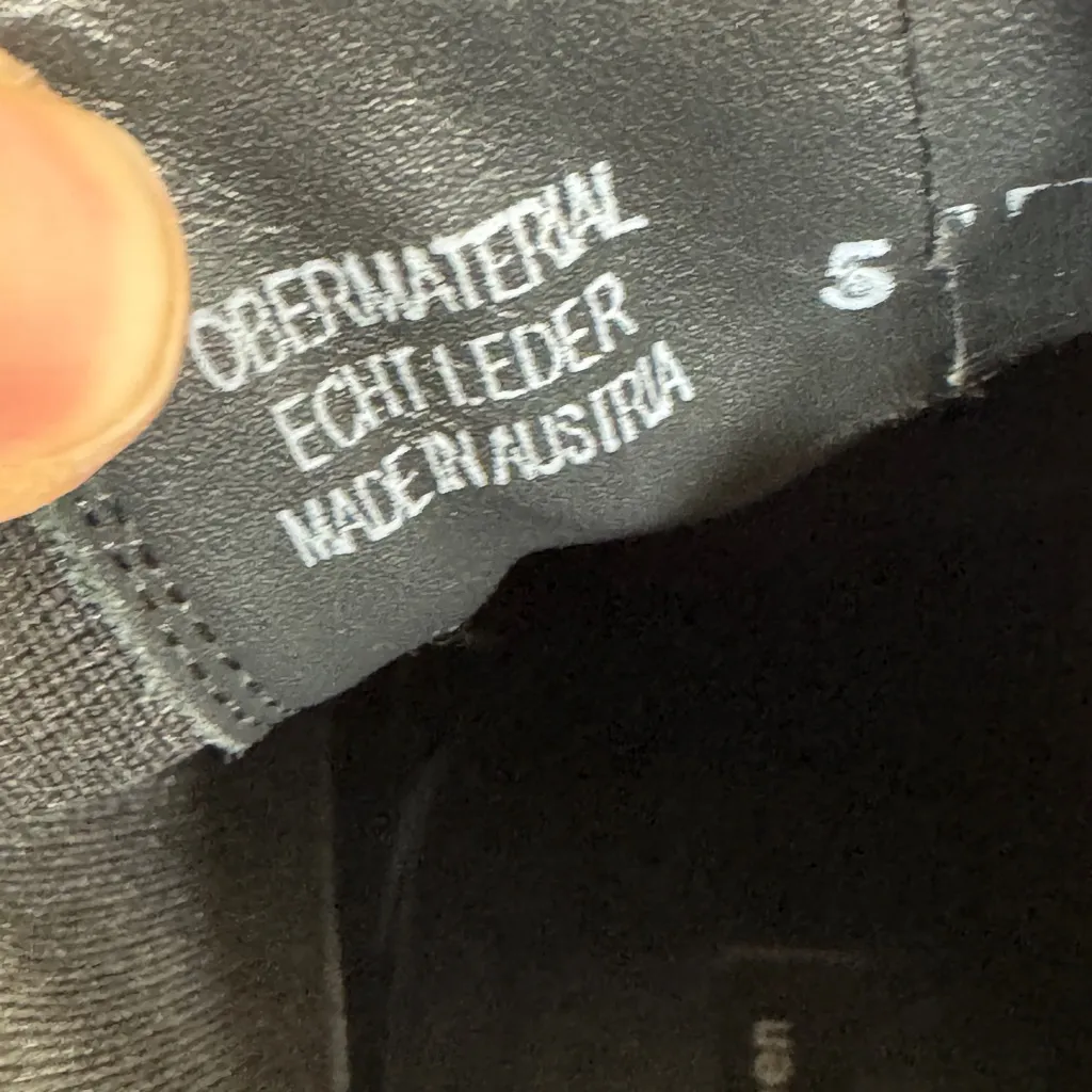 Paul Green Black Suede Leather Ankle Boots Womens 7.5 Fall Booties Classic Boho - Image 8