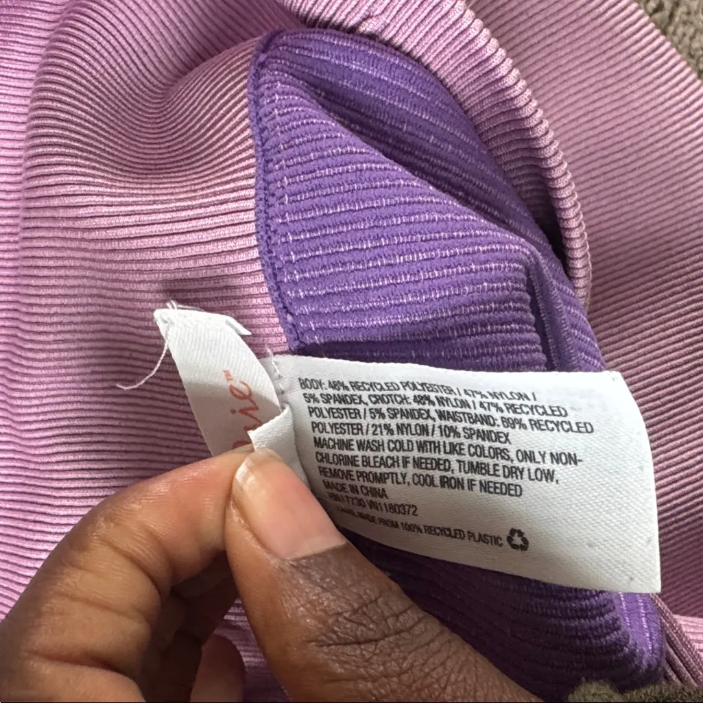 Colsie Purple Two Piece Gym Set SIZE S - Image 7