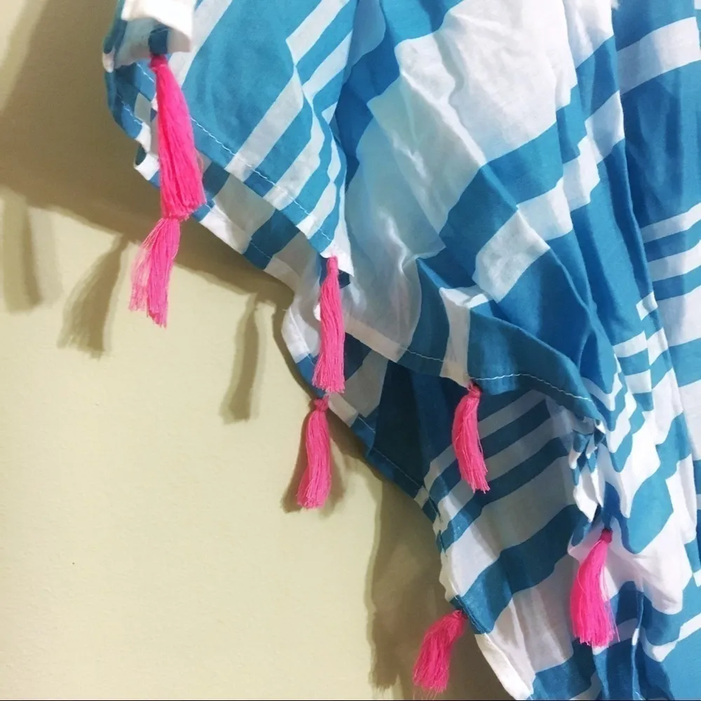 Lane Bryant striped bright top beach cover up - Image 3