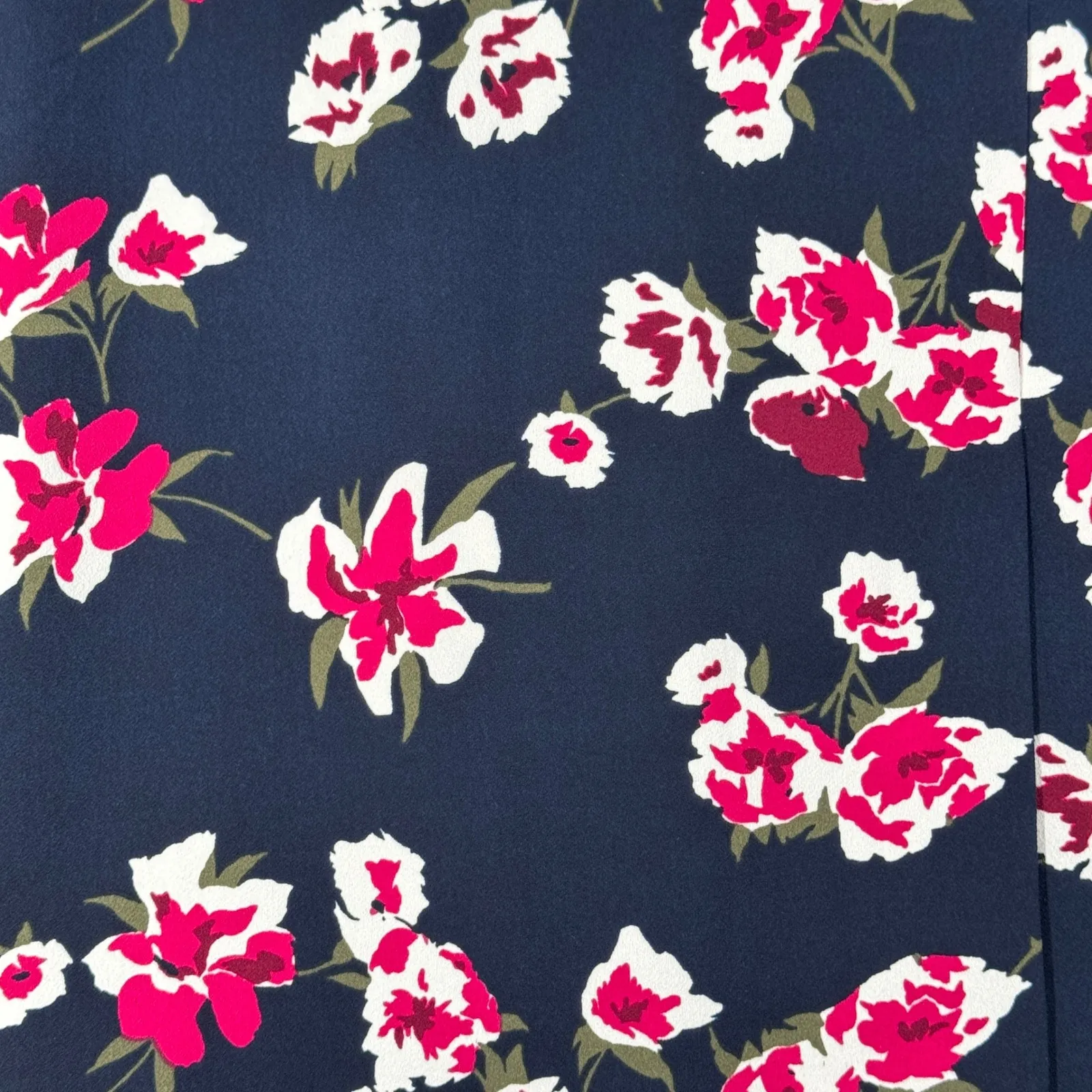 J.Crew Pencil Skirt Women Floral‎ Print Career Office Wear Blue Pink Size 2 - Image 5