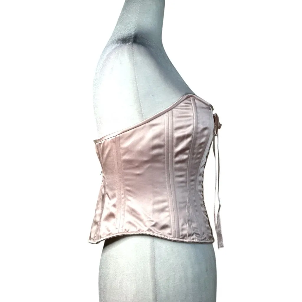 LoveShackFancy Lucarelli Top in Pink Pearl 2 New Womens Corset Strapless - Image 6