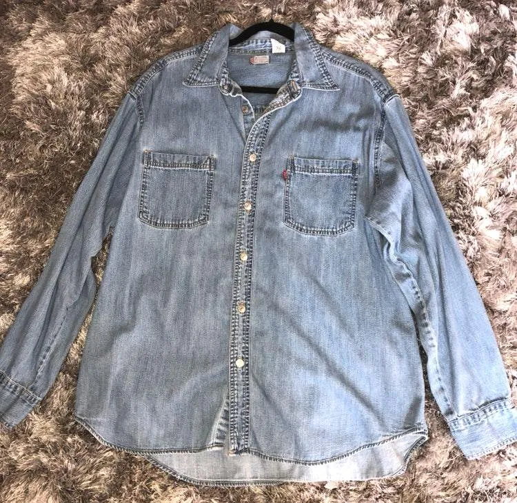 Levi’s vintage denim oversized jacket - Image 2