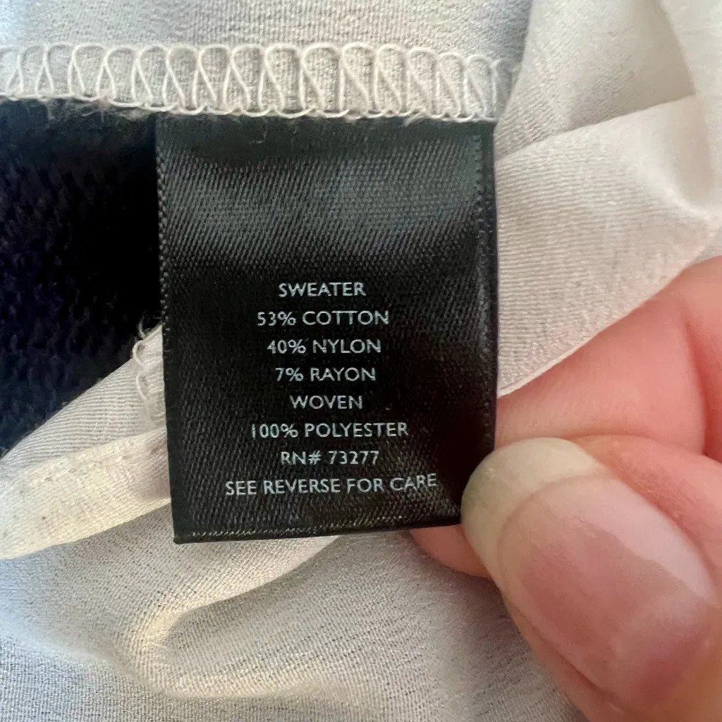 Simply Vera Vera Wang Black V-Neck Sweater - Image 5